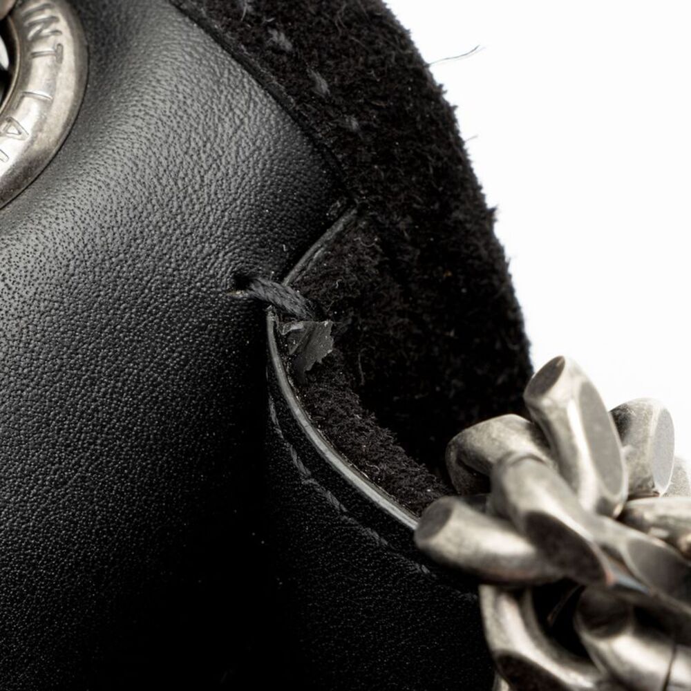 Saint Laurent Suede Monogram Niki Medium Shoulder Bag - Picture 10 of 16